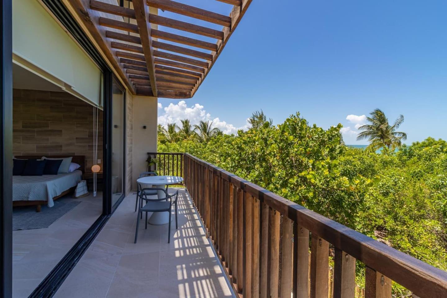 Ocean View Loft In Punta Cocos - C102 Hotell Isla Holbox Exteriör bild