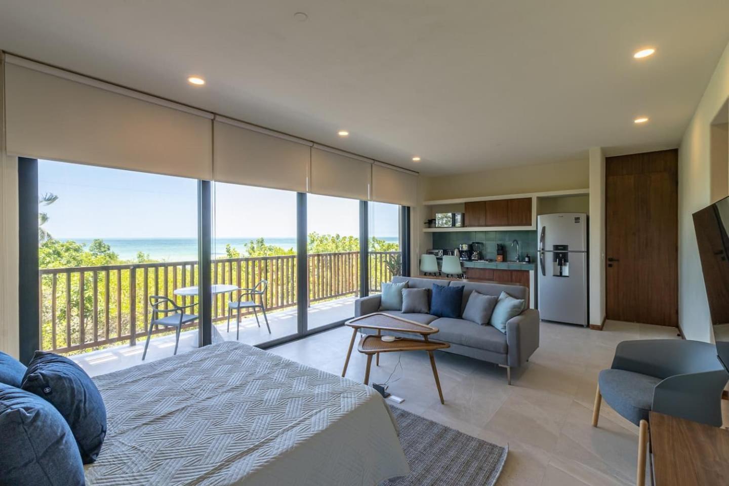 Ocean View Loft In Punta Cocos - C102 Hotell Isla Holbox Exteriör bild