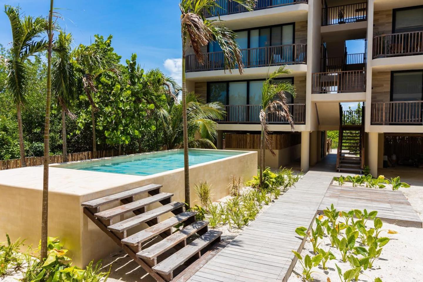 Ocean View Loft In Punta Cocos - C102 Hotell Isla Holbox Exteriör bild